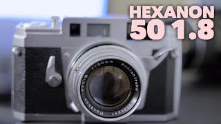 The Hexanon 50mm 18 On The Konica IIIAA Review ┃35mm Film Photography [upl. by Sevik]