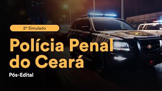 2º Simulado Polícia Penal do Ceará – Pósedital [upl. by Nodroj]