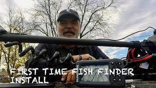 How I installed My Bow Mount Fish Finder [upl. by Yroger382]