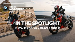 IN THE SPOTLIGHT The new BMW F 900 R amp BMW F 900 XR [upl. by Lezlie89]