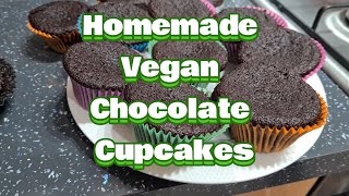 Homemade Vegan Chocolate Cupcakes [upl. by Iborian]