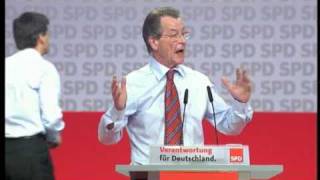 Rede von Franz Müntefering auf dem ao Bundesparteitag [upl. by Alded]