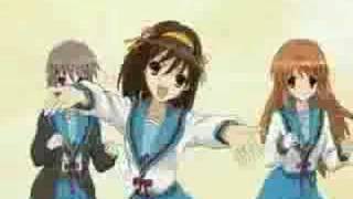 Haruhi Dance  Hare Hare Yukai  full [upl. by Doerrer]