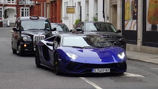 EXTREMELYLOUD LAMBORGHINI’S BESTOF Compilation in London  Car meets 2021 [upl. by Akimehs]