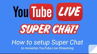 How to enable Super Chat in YouTube [upl. by Lennon]