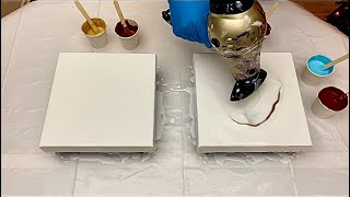 How to get ✨CELLS✨ and LACING No Silicone or Floetrol  Acrylic Pouring  Fluid Art [upl. by Mariam]