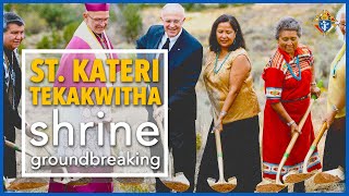 St Kateri Tekakwitha Shrine Groundbreaking [upl. by Ahtibbat667]