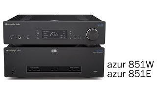 Azur 851W Power Amplifier and Azur 851E PreAmplifier [upl. by Derward]