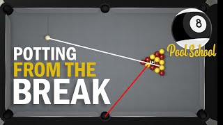 Potting From The Break  Pool Tutorial  Pool School [upl. by Rubens]