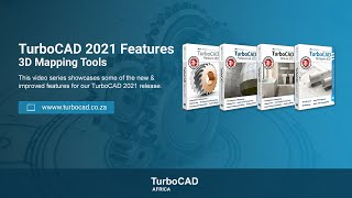 TurboCAD 2021 New Features 3D Mapping Tool [upl. by Anilrahc887]