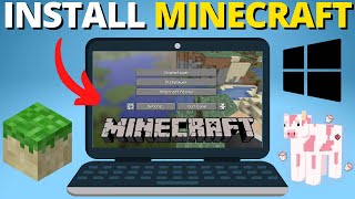 How to Download Minecraft on PC amp Laptop  Install Minecraft Java Edition [upl. by Adnohrahs]