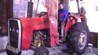 START UP of The Massey Ferguson 265 Diesel Tractor [upl. by Lapham]