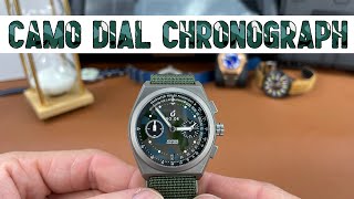 Boldr Venture Field Medic Camo  Green  Overview  A Cool Chronograph [upl. by Akimat]