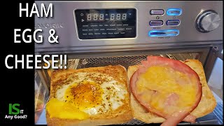 Kalorik Maxx Air Fryer Ham Egg and Cheess [upl. by Enaamuj986]