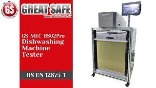 EN 12875–1 Dishwashing Machine Tester [upl. by Ysirhc829]