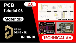 PCB Design Tutorial in Hindi  PCB Types and Materials Used Part 3 [upl. by Willy]