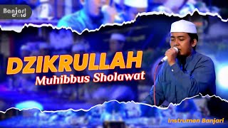 Dzikrullah Lirik amp Karaoke HD Banjari  Muhibbus Sholawat [upl. by Dwinnell490]