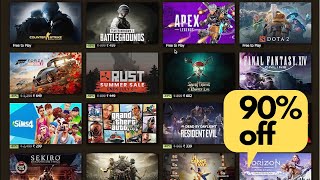 Right Time to Buy PC Games on Steam 90 off 🔥  Steam Summer sale [upl. by Falzetta587]