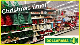 CHRISTMAS SHOPPING AT DOLLARAMA NEW ITEMS FOR 2022 AMAZING Dollar Store finds [upl. by Enirehs766]