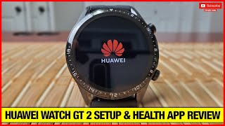 Huawei Watch GT 2 Setup amp Huawei Health App Review [upl. by Stedmann]