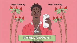 21 Savage  Bank Account Instrumental  1 Hour Loop [upl. by Mame]