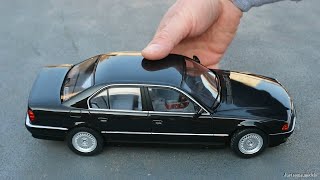 118 BMW 740i E38  KKScale Unboxing [upl. by Einaeg914]