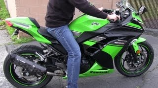 2013 Kawasaki NINJA 300 and Two Brothers exhaust  Drive by sound test [upl. by Lonergan]