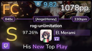 🔴 98⭐ El Merami  07th Expansion  rogunlimitation AngelHoney NC 9726 1078pp FC  osu [upl. by Rugg]