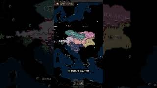 AustriaHungary Battle Royale  Hoi4 Timelapse hoi4 hoi4timelapse timelapse [upl. by Eusassilem]