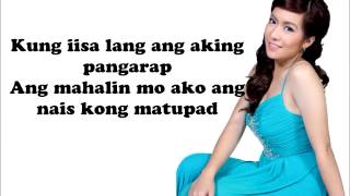 Nagiisa Lang  Angeline Quinto LYRICS [upl. by Nosiddam]