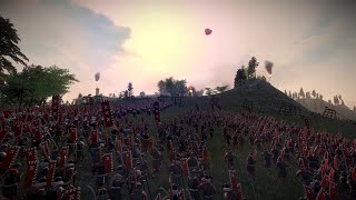 Japanese Shogun vs Imperial Japan  Massive 10000 unit siege  Total War Shogun 2 Full battle [upl. by Zulema]