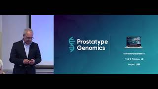 Prostatype Genomics AB publ på Investerarmötet 21 augusti [upl. by Annekim316]