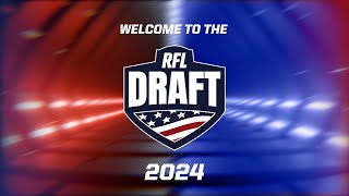 RFL Season 9 Draft Day 1  Round 1 [upl. by Dranyl199]