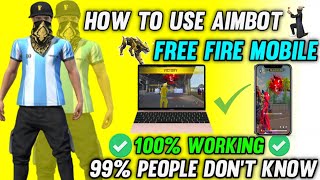 How To Use Aimbot In Free Fire Android Mobile Or Pc ♂️♂️What is Aimbot  SCOPE X FREE FIRE [upl. by Hilar]