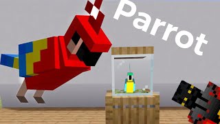 How to build a parrot cage  Minecraft Tutorial [upl. by Arun774]