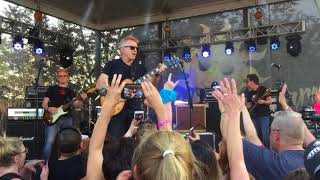 Rik Emmett Of Triumph Lay it on the Line Rockin’ the Square 2018 [upl. by Syxela]