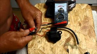 HOW TO CHECK A JOHNSON AND EVINRUDE COIL [upl. by Nahsor]