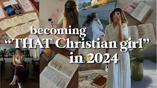 how to become that CHRISTIAN GIRL for 2024 prayer boards goal setting healthy habits and more [upl. by Cianca]