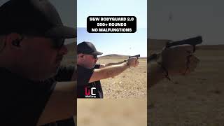 SLOWMO SampW Bodyguard 20  500 Rounds No Malfunctions swbodyguard20 shorts shooting [upl. by Esnofla]