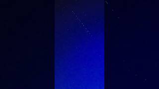 Starlink Satellite Train and 11 Meteors on Camera  Sky Observations 2023091314 shorts starlink [upl. by Ibbie523]