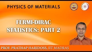 FermiDirac Statistics Part 1 [upl. by Anaeli]