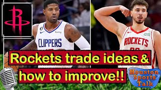 How Do Rockets Improve Next Year  Paul George Jarrett Allen Trade Proposals [upl. by Pritchett920]