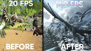 The Quickest FPS Boost in ARK Survival Evolved 2020 INI Files Launch Options InGame settings [upl. by Ivets]