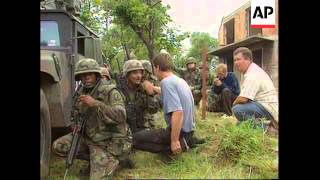 Bosnia  Serbs attack returning Muslims [upl. by Nehtanhoj372]