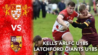 Kells ARLFC U18s vs Latchford Giants U18s [upl. by Natfa]