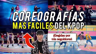 COREOGRAFÍAS MÁS FÁCILES DEL KPOP ️🥇  Ranking Kpop 🏆 [upl. by Quincey]