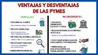 Ventajas y Desventajas de las PYMES 🏦  Economía de la empresa 2º Bachillerato 36 [upl. by Oiramat]