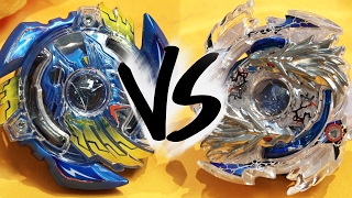 BATTLE Victory Valkyrie BV VS Lost Longinus NSp  Beyblade Burst [upl. by Ahcarb]