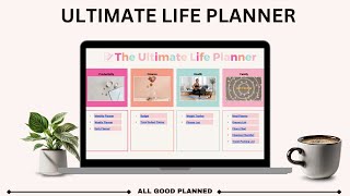 Ultimate Life Planner GoogleSheet Walkthrough [upl. by Ahsyia]