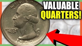 10 VALUABLE QUARTERS TO LOOK FOR  RARE QUARTERS WORTH A LOT OF MONEY [upl. by Mussman]